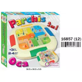 Jeu de petit chevaux et de l'oie 30,5 x 30,5 x 5,5 cm de BigBuy Fun, Jeux de dés - Réf : S2429566, Prix : 8,12 €, Remise : %