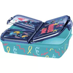 Compartment Lunchbox Stitch Palms polypropylene 19 x 14 x 7 cm 19,5 x 16,5 x 6,7 cm by Stitch, Food storage - Ref: S2430045, ...