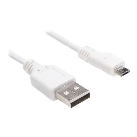 Cable USB Sandberg 440-33 Blanco 1 m (1 unidad) de Sandberg, Cables USB - Ref: M0200268, Precio: 5,98 €, Descuento: %