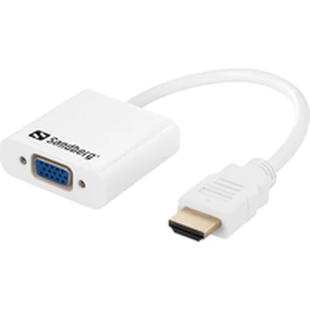 Adattatore HDMI con VGA con Audio Sandberg 508-77 di Sandberg, Adattatori USB-VGA - Rif: M0200280, Prezzo: 15,68 €, Sconto: %