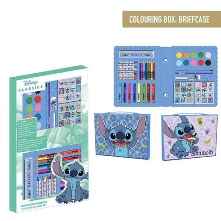 Stationery Set Stitch Briefcase by Stitch, Art Sets - Ref: S2433979, Price: 9,98 €, Discount: %