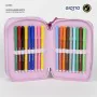 Estuche Escolar Fucsia 12,5 x 6,5 x 19,5 cm de N/A, Estuches - Ref: S2434314, Precio: 18,14 €, Descuento: %