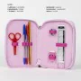 Estuche Escolar Fucsia 12,5 x 6,5 x 19,5 cm de N/A, Estuches - Ref: S2434314, Precio: 18,14 €, Descuento: %