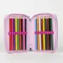 Trousse d'écolier Fuchsia 12,5 x 6,5 x 19,5 cm de N/A, Trousses - Réf : S2434314, Prix : 18,14 €, Remise : %