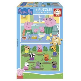 Puzzle Enfant Peppa Pig 25 Pièces de Peppa Pig, Puzzles classiques - Réf : S2436221, Prix : 9,26 €, Remise : %