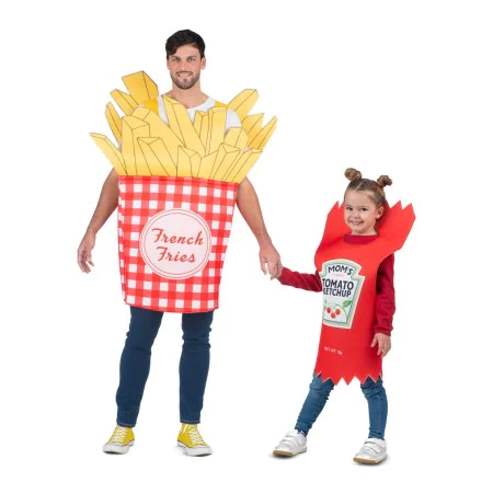 Costume per Adulti My Other Me Patate Fritte Ketchup Taglia unica di My Other Me, Adulti - Rif: S2436412, Prezzo: 36,37 €, Sc...