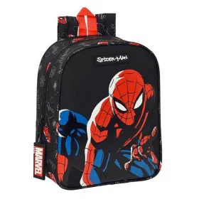 Child bag Spider-Man Hero Black 22 x 27 x 10 cm by Spider-Man, Children's Backpacks - Ref: S2440365, Price: 19,75 €, Discount: %