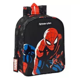 Child bag Spider-Man Hero Black 22 x 27 x 10 cm by Spider-Man, Children's Backpacks - Ref: S2440365, Price: 20,13 €, Discount: %