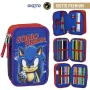 Pochette à crayons triple Sonic de Sonic, Trousses - Réf : S2444420, Prix : 16,81 €, Remise : %