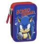 Dreifaches Federmäppchen Sonic von Sonic, Federmäppchen - Ref: S2444420, Preis: 16,81 €, Rabatt: %