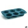 Moules à Muffins Quid Silik One (26,5 x 16,6 cm) (Pack 6x) de Quid, Moules à cupcakes et muffins - Réf : S2704553, Prix : 33,...