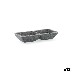 Plateau apéritif Quid Lonja Gris Plastique 17 x 7 x 3 cm (12 Unités) de Quid, Plats et plateaux - Réf : S2704939, Prix : 30,6...