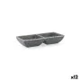 Snack tray Quid Lonja Grey Plastic 17 x 7 x 3 cm (12 Units) by Quid, Plates and dishes - Ref: S2704939, Price: 30,67 €, Disco...