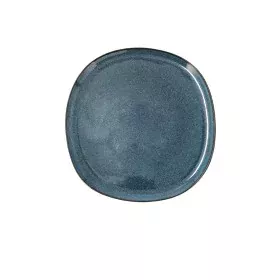 Flat plate Bidasoa Ikonic Ceramic Blue (20,2 x 19,7 x 1,3 cm) (Pack 6x) by Bidasoa, Plates and dishes - Ref: S2705052, Price:...