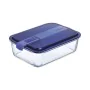 Fiambrera Hermética Luminarc Easy Box Azul Vidrio (6 Unidades) (1,97 l) de Luminarc, Almacenamiento de alimentos - Ref: S2709...