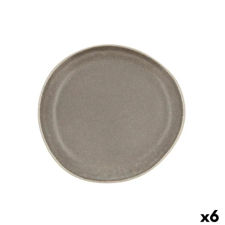 Flat plate Bidasoa Gio Occasional 20 cm Ceramic Grey (6 Units) by Bidasoa, Plates and dishes - Ref: S2710142, Price: 26,77 €,...