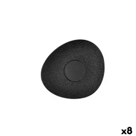 Piatto Bidasoa Fosil Nero Ceramica Allumina 15,8 x 13,8 x 2 cm Caffè (8 Unità) di Bidasoa, Tazze - Rif: S2711614, Prezzo: 17,...