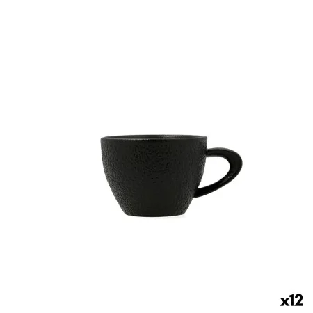 Cup Bidasoa Fosil Black Ceramic Aluminium Oxide 800 ml (12 Units) by Bidasoa, Cups - Ref: S2711616, Price: 21,25 €, Discount: %