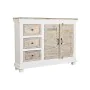 Aparador DKD Home Decor Branco Natural Madeira Madeira de mangueira 122 x 25 x 91 cm de DKD Home Decor, Armários e aparadores...