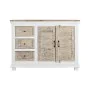 Aparador DKD Home Decor Branco Natural Madeira Madeira de mangueira 122 x 25 x 91 cm de DKD Home Decor, Armários e aparadores...