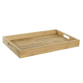 Tabuleiro DKD Home Decor Natural Bambu 43 x 27 x 4,5 cm de DKD Home Decor, Pratos e fontes - Ref: S3053192, Preço: 13,25 €, D...