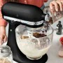 Robot da Cucina KitchenAid 5KSM175PSEOB Nero 300 W di KitchenAid, Frullatore a immersione e impastatrici - Rif: M0200724, Pre...