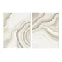 Painting Home ESPRIT Abstract Modern 90 x 3,7 x 120 cm (2 Units) by Home ESPRIT, Prints on Canvas - Ref: S3053463, Price: 176...