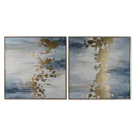 Painting Home ESPRIT Abstract Modern 100 x 4 x 100 cm (2 Units) by Home ESPRIT, Prints on Canvas - Ref: S3054778, Price: 206,...