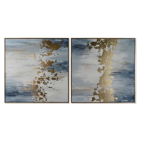 Painting Home ESPRIT Abstract Modern 100 x 4 x 100 cm (2 Units) by Home ESPRIT, Prints on Canvas - Ref: S3054778, Price: 185,...