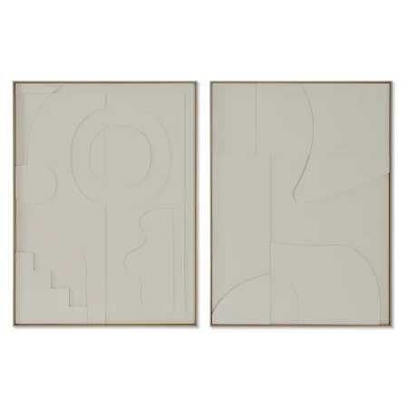 Painting Home ESPRIT Abstract Scandinavian 75 x 4 x 100 cm (2 Units) by Home ESPRIT, Prints on Canvas - Ref: S3054787, Price:...