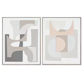 Painting Home ESPRIT Abstract Urban 82,3 x 4,5 x 102 cm (2 Units) by Home ESPRIT, Prints on Canvas - Ref: S3056011, Price: 17...