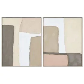 Painting Home ESPRIT Abstract Urban 82,2 x 4,5 x 102 cm (2 Units) by Home ESPRIT, Prints on Canvas - Ref: S3056012, Price: 16...