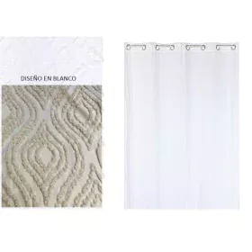 Cortina Home ESPRIT Branco 140 x 260 cm de Home ESPRIT, Cortinas - Ref: S3056604, Preço: 21,83 €, Desconto: %