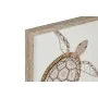 Canvas Home ESPRIT White Natural Mediterranean Navy 40 x 3 x 40 cm (4 Units) by Home ESPRIT, Prints on Canvas - Ref: S3057740...