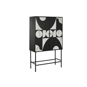 Armadio Home ESPRIT Bianco Nero Metallo Abete 100 x 40 x 170 cm di Home ESPRIT, Credenze e buffet - Rif: S3058321, Prezzo: 42...