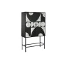 Armario Home ESPRIT Blanco Negro Metal Abeto 100 x 40 x 170 cm de Home ESPRIT, Armarios y aparadores - Ref: S3058321, Precio:...