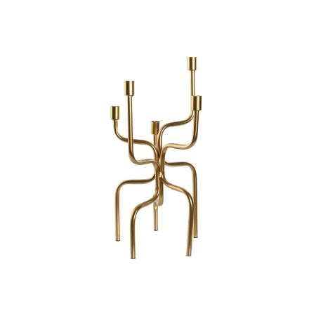 Candelabro Home ESPRIT Dorato Metallo 25 x 25 x 51 cm di Home ESPRIT, Candelieri e portacandele - Rif: S3058376, Prezzo: 30,0...