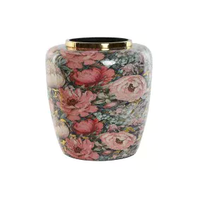 Vase Home ESPRIT Bunt Rosa Metall 33 x 33 x 35 cm von Home ESPRIT, Vasen - Ref: S3058536, Preis: 67,26 €, Rabatt: %