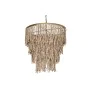 Suspension Home ESPRIT Doré Naturel Bois Métal 70 x 70 x 157 cm de Home ESPRIT, Plafonniers - Réf : S3058572, Prix : 298,92 €...