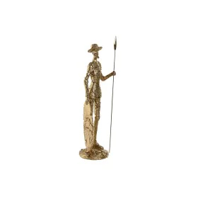 Decorative Figure Home ESPRIT Golden Resin 10 x 10 x 37 cm by Home ESPRIT, Ornaments - Ref: S3058583, Price: 18,20 €, Discoun...