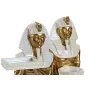 Figura Decorativa Home ESPRIT Branco Dourado Resina Oriental Egípcio 12,5 x 17 x 25 cm (2 Unidades) de Home ESPRIT, Adornos -...