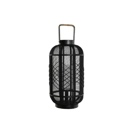 Bougeoir Home ESPRIT Noir Métal 25,5 x 25,5 x 46,5 cm de Home ESPRIT, Bougeoirs et chandeliers - Réf : S3058600, Prix : 31,21...