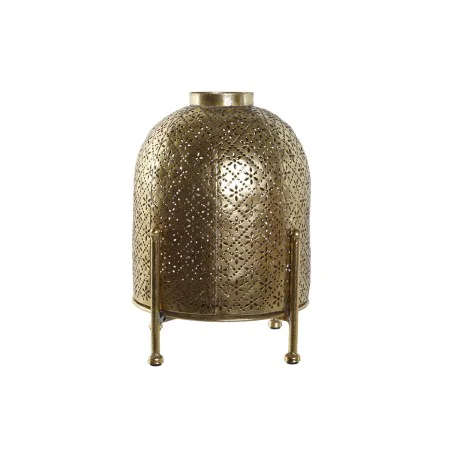 Bougeoir Home ESPRIT Doré Métal Verre 19 x 19 x 24,5 cm de Home ESPRIT, Bougeoirs et chandeliers - Réf : S3058606, Prix : 23,...