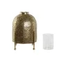 Castiçais Home ESPRIT Dourado Metal Cristal 19 x 19 x 24,5 cm de Home ESPRIT, Candelabros e suportes para velas - Ref: S30586...