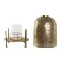 Castiçais Home ESPRIT Dourado Metal Cristal 24 x 24 x 33 cm de Home ESPRIT, Candelabros e suportes para velas - Ref: S3058607...