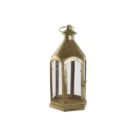 Portavelas Home ESPRIT Dorado Metal Cristal 18 x 18 x 35,5 cm de Home ESPRIT, Candelabros y portavelas - Ref: S3058613, Preci...