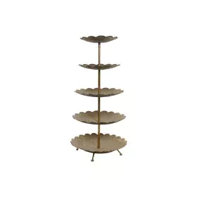 Fruit Bowl Home ESPRIT Golden Metal 50 x 50 x 98 cm by Home ESPRIT, Plates and dishes - Ref: S3058619, Price: 104,19 €, Disco...