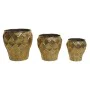 Set of Planters Home ESPRIT Golden Metal Modern 41 x 41 x 41,5 cm (3 Pieces) by Home ESPRIT, Cachepots - Ref: S3058628, Price...