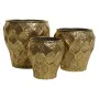 Conjunto de vasos Home ESPRIT Dourado Metal Moderno 41 x 41 x 41,5 cm (3 Peças) de Home ESPRIT, Vasos - Ref: S3058628, Preço:...