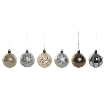 Christmas Baubles Home ESPRIT Champagne Silver Polyethylene 16 x 16 x 31,5 cm (30 Pieces) by Home ESPRIT, Christmas - Ref: S3...